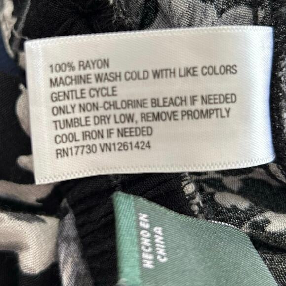 Wild Fable Target Women Floral Midi Skirt Whimsigoth Black Boho Spring Size XXS - Picture 7 of 9